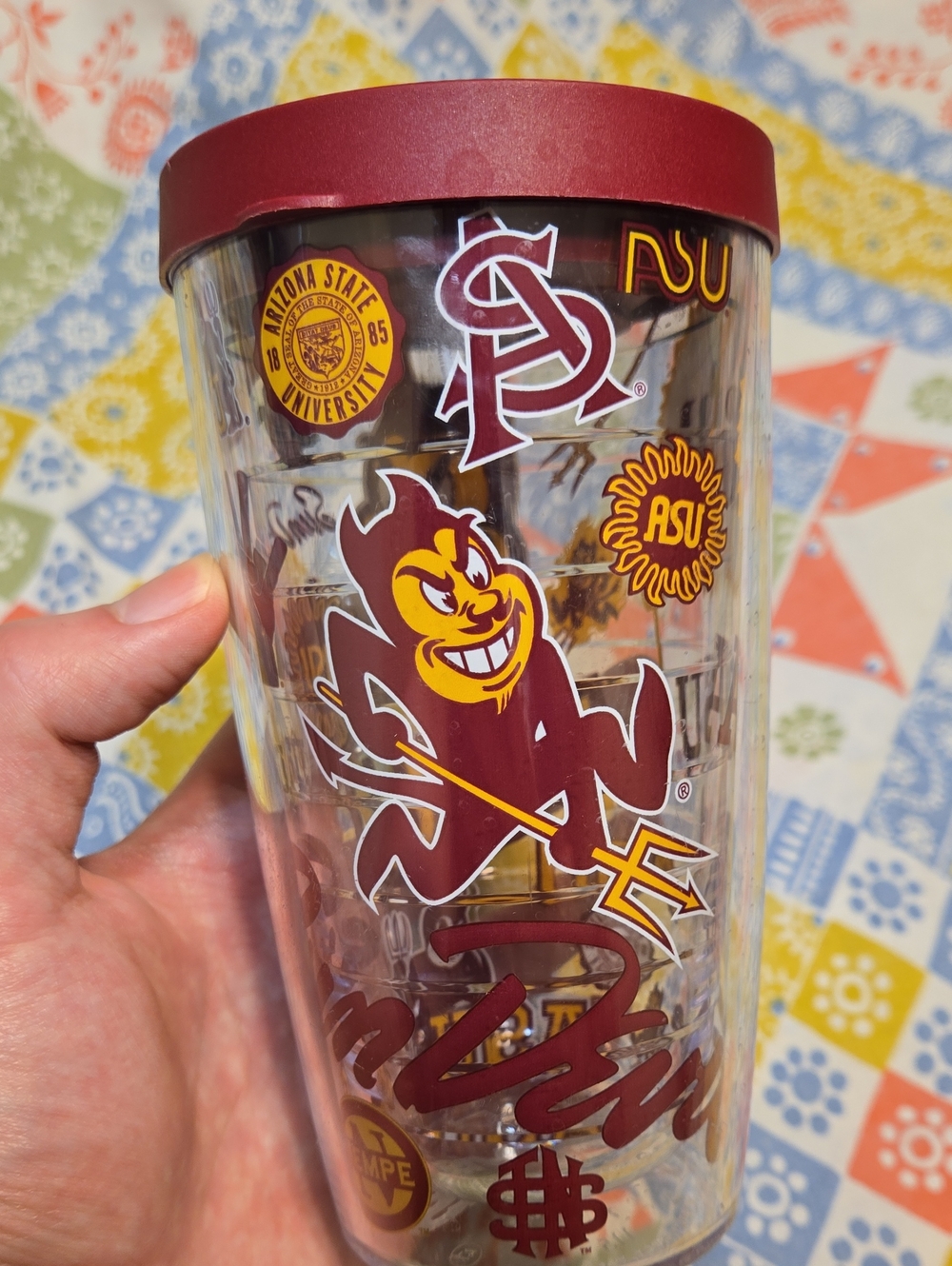 Tervis Arizona State Sun Devils Allover Classic Wavy Tumbler